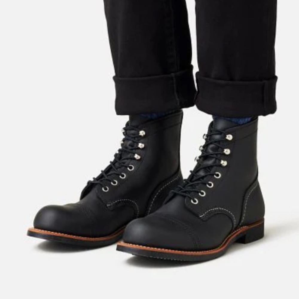 Red Wing Men's Heritage 6 Iron Ranger Leather Men's Boots - Picture 4 of 7